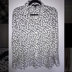 Animal print M button up from Zac&Rachel